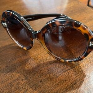 Valentino Brown Tortoise Sunglasses